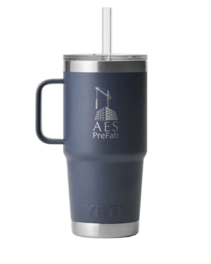 25oz Mug with Straw Lid - AES PreFab