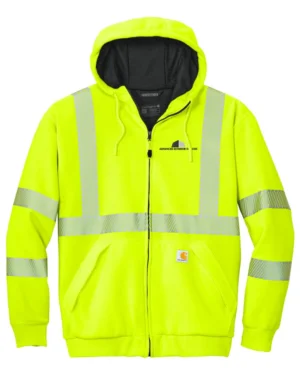 Men's Lined Full-Zip Sweatshirt - AES SAFETY