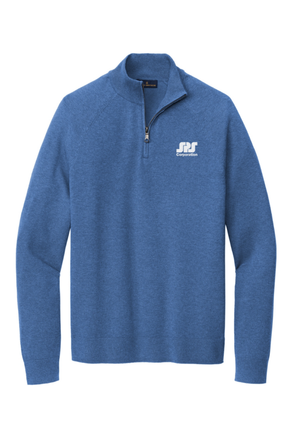 Men's Cotton Stretch 1/4-Zip Sweater - SPS