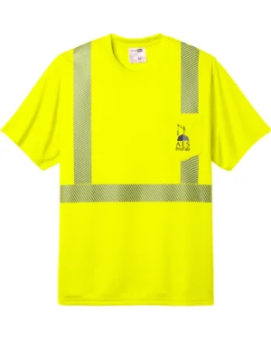 Men's Segmented Tape Tee - AES PREFAB Safety