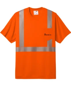 Alternative view of Men's Segmented Tape Tee - Safety