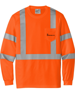 Men's Mesh Long Sleeve Tee - Safety - Image 2