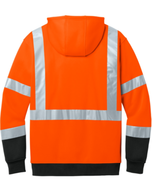 Men's Heavy-Duty Fleece Pullover Hoodie - AES Safety - Image 3