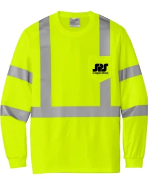 Men's Mesh Long Sleeve Tee - SPS Safety