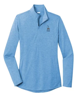 Women's Tri-Blend Wicking 1/4-Zip Pullover - AES PreFab