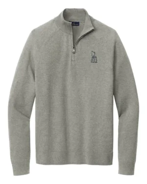 Men's Cotton Stretch 1/4-Zip Sweater - AES PreFab