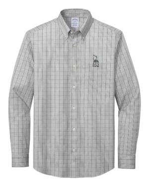 Men's Wrinkle-Free Stretch Patterned Shirt - AES PreFab