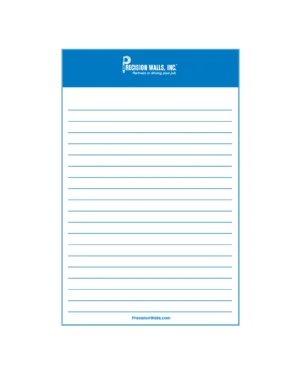 Full Color Memo Pads - 5.5" x 8.5"