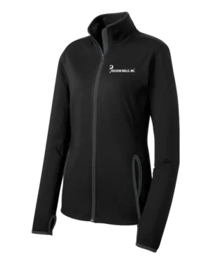 Women's Sport-Wick Stretch Contrast Full-Zip Jacket