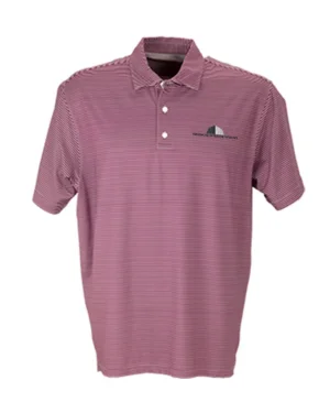Men's Tonal Micro-Stripe Polo - AES