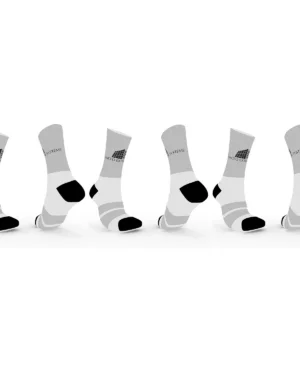 3-Pair Bundle - Sustainable High-Speed Premium Crew Socks - AES