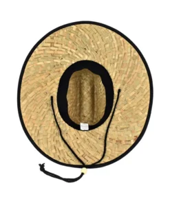Alternative view of Domestic Straw Hat With Custom Patch