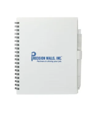 Recycled Spiral Notebook with Pen